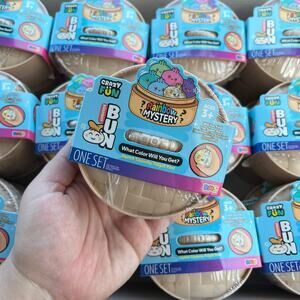 Crazy Fun Squishy Bun Rainbow Mystery Dumpling holographic Glitter SEALED